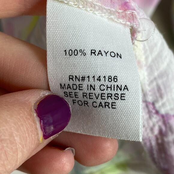 Adyson Parker Womens Top Size 2X Long Sleeve Office Career Feminine Fairy Flowy - Picture 4 of 9